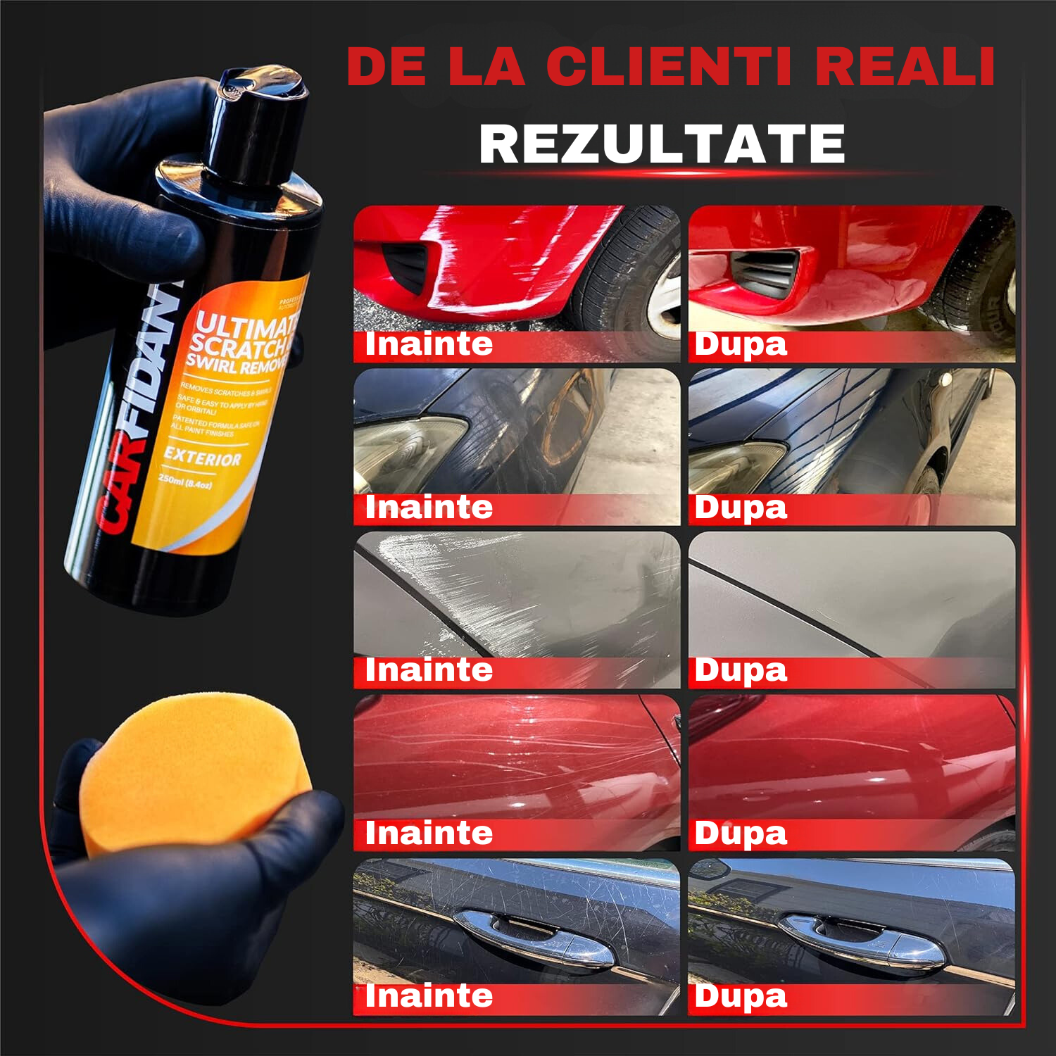 REZULTATE DE LA CLIENTI REALI (INAINTE SI DUPA)